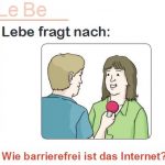Bild aus der Zeitung "LeBe": LeBe fragt nach "Wie barrierefrei ist das Internet?"