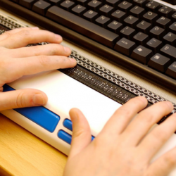 Bild: Braille-Tastatur