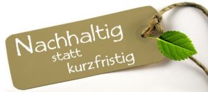 nachhaltig