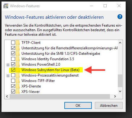 Vollständiges Linux direkt unter Windows 10