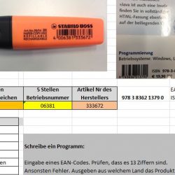 Programm 03: EAN13-Barcode Knacker - Unterstufe