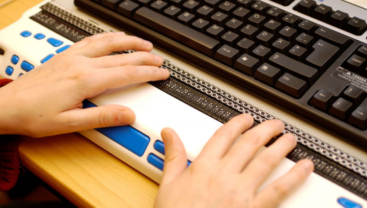 Bild: Braille-Tastatur
