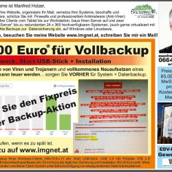 Aktion: Client-Backup all inklusive um 260,00 netto