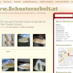 Website: Theo der Schuster aus Pressbaum