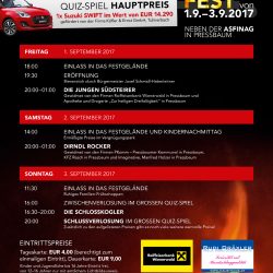 Feuerwehrfest Pressbaum 1.9 - 3.9.2017